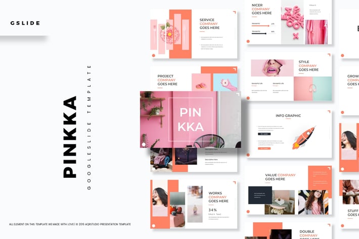 Pinkka - Google Slides Template