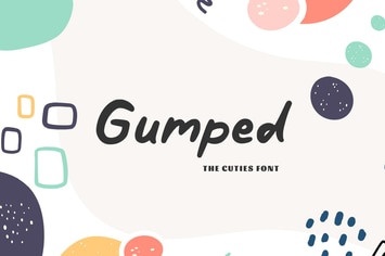 Gumped - The Cuties Font