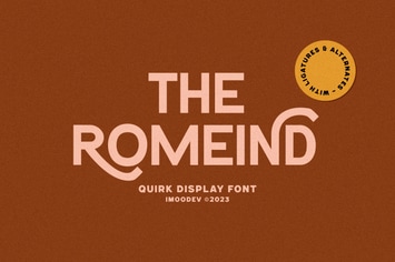 The Romeind - Quirk Display Font