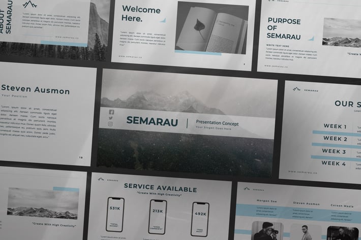 Semarau Powerpoint Business Presentation