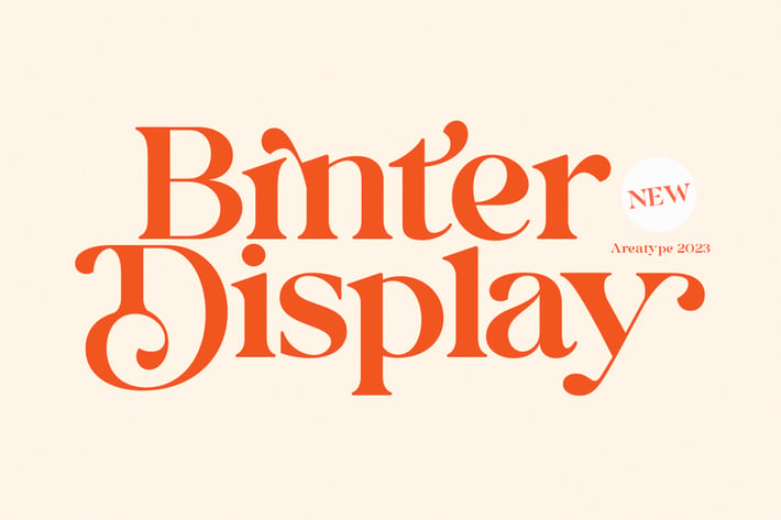 Binter Display Font