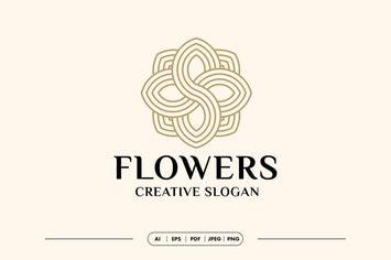 Flower Luxury Logo