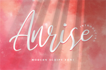 Anrise | Modern Script Font