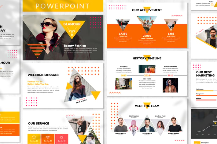 Glamour - Fashion Powerpoint Template