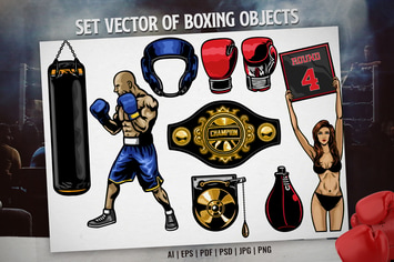 set vector of boxing objects