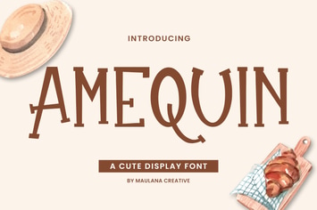 Amequin Cute Display Font