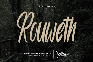 Rouweth Handwritten Typeface
