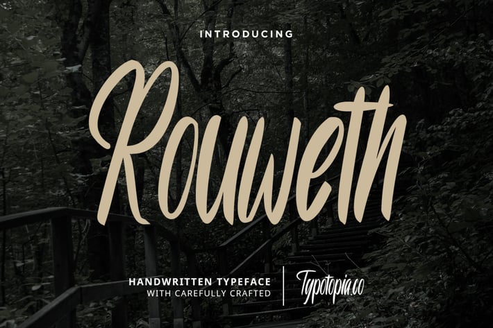 Rouweth Handwritten Typeface
