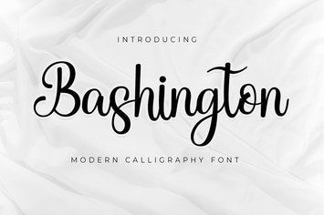 Bashington - Sweet Calligraphy Font