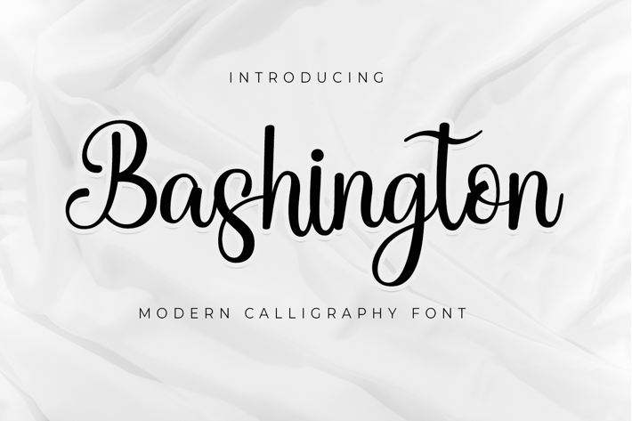 Bashington - Sweet Calligraphy Font