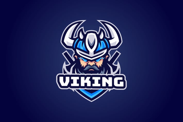 Viking Mascot Logo