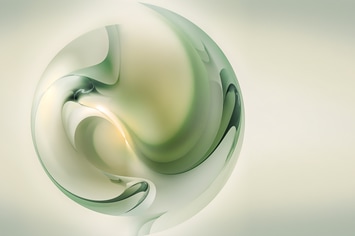 abstract 3D style ball