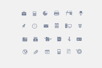 24 Office Icons