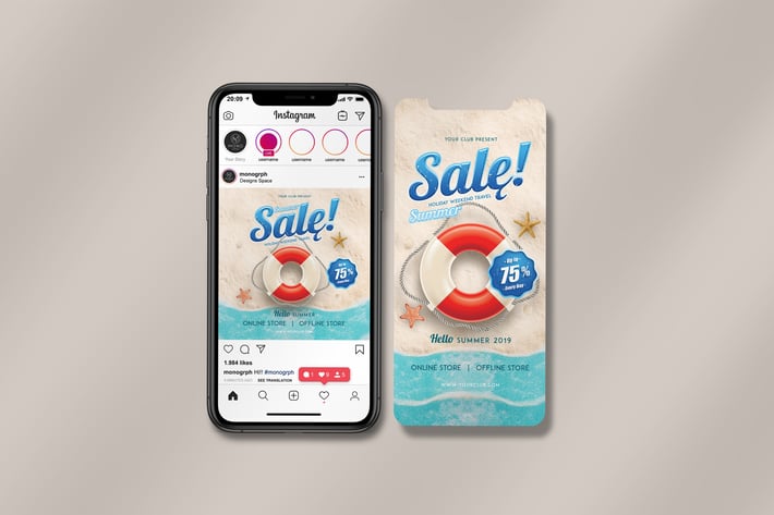 Summer Sale Instagram Set