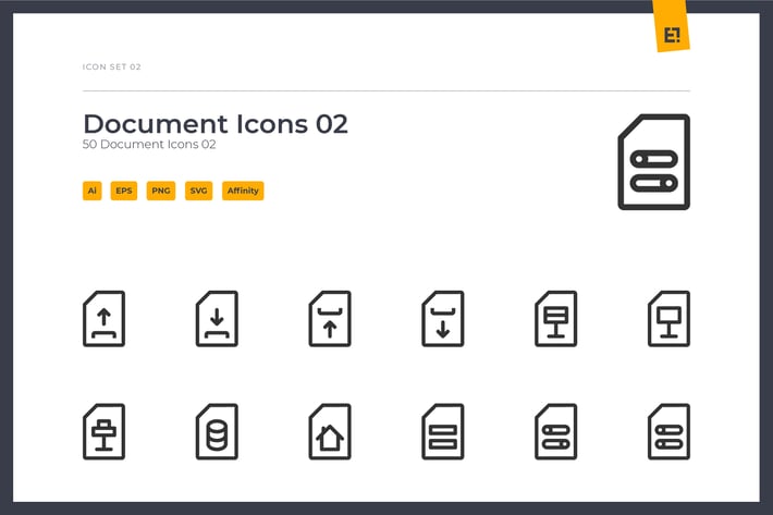Icono - Documents Icon Set 02