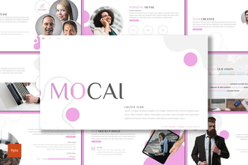 Mocal - Minimalist Powerpoint Template
