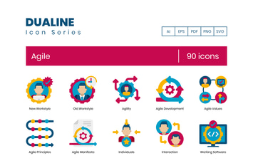 90 Agile Icons