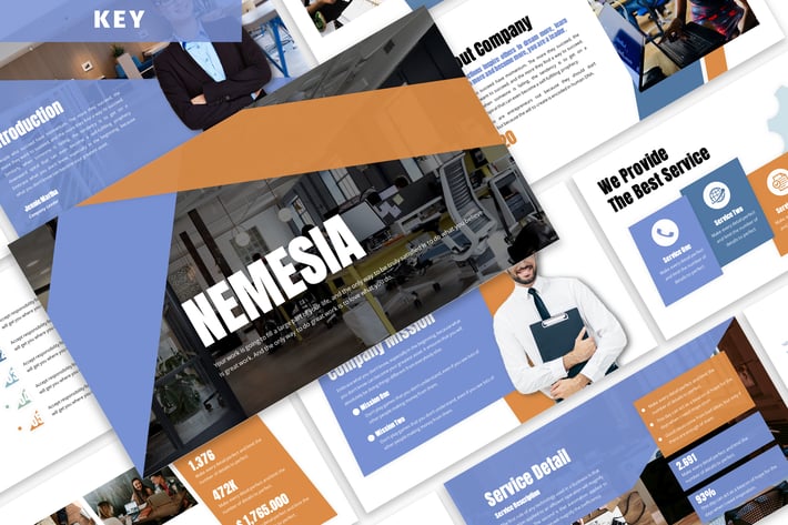 Nemesia - Business Keynote Template