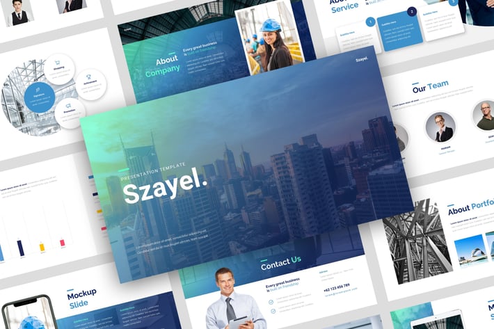 Szayel- Company Profile Google Slide Templates
