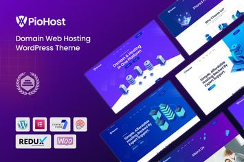 Piohost - Domain Web Hosting Elementor WordPress