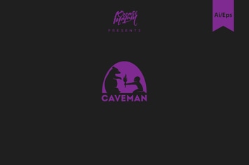 Caveman Logo Template
