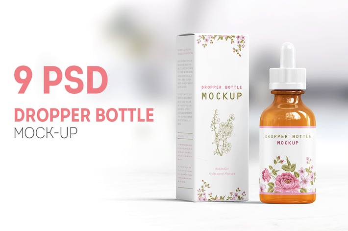 Dropper Bottle Mock-up