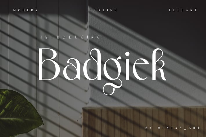 Badgiek | Modern Stylish