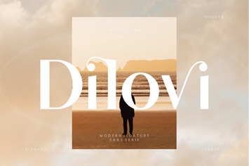 Dilovi Modern Ligature Sans Serif