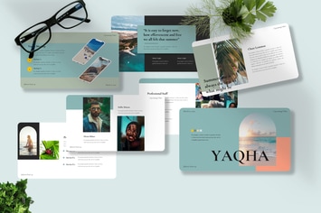 Yaqha - Summer Aesthetic Keynote Template
