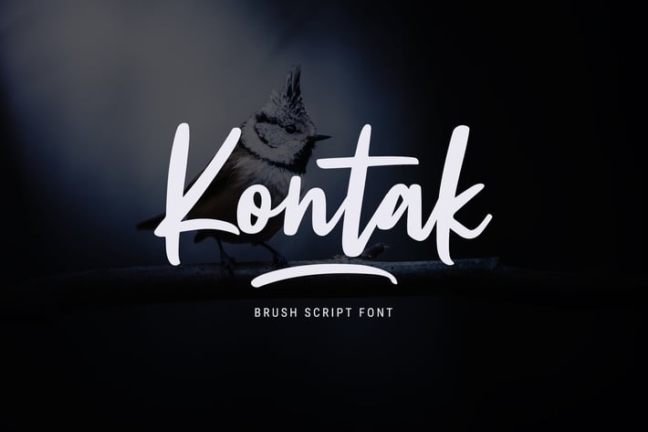Kontak - Brush Script