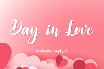 Day in Love - Luxury Handwritten Script Font