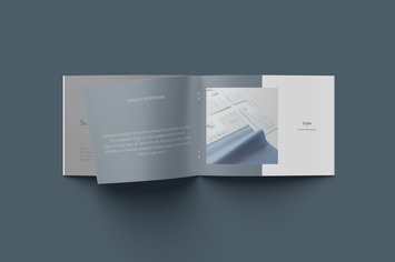 Top view A4 Landscape Mockup