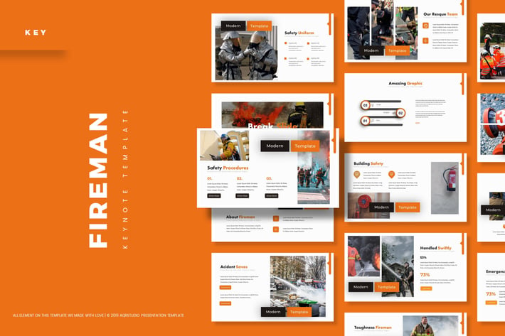 Fireman - Keynote Template