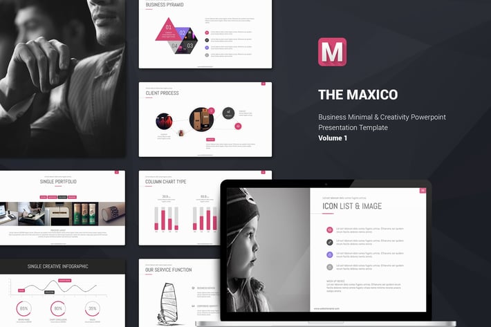 Maxico - Creative Presentation Template (PPTX)