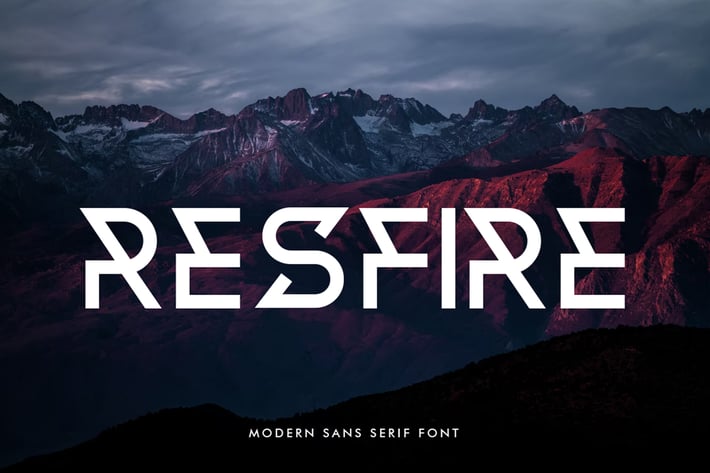 Resfire - Modern Sans Serif