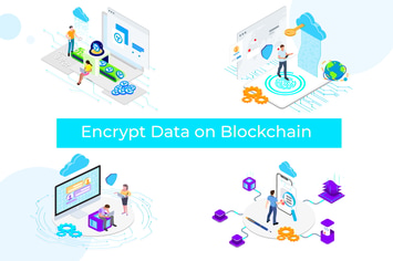 Encrypt Data on Blockchain Isometric 1 - TU	