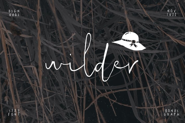 Wilder Font & Graphic
