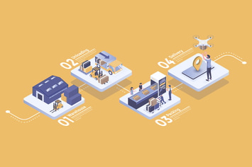 Isometric Infographics design