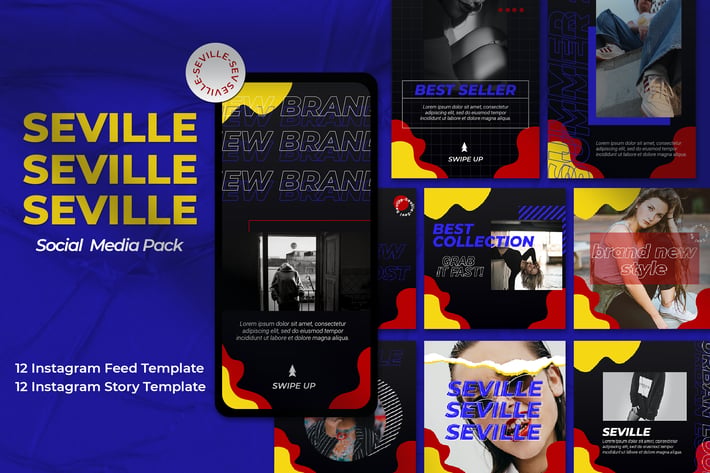 SEVILLE Instagram Template