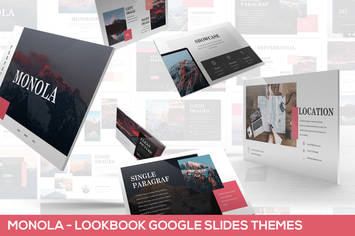Monola - Minimal Lookbook Google Slides