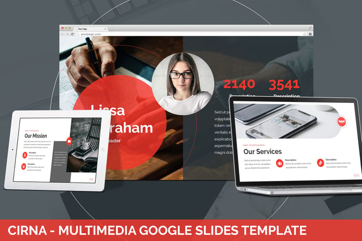 Cirna - Multimedia Google Slides Template