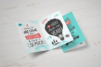 Invitation / Greeting Card Mock-Up