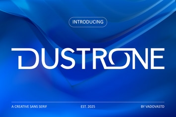 Dustrone Sans Serif Font