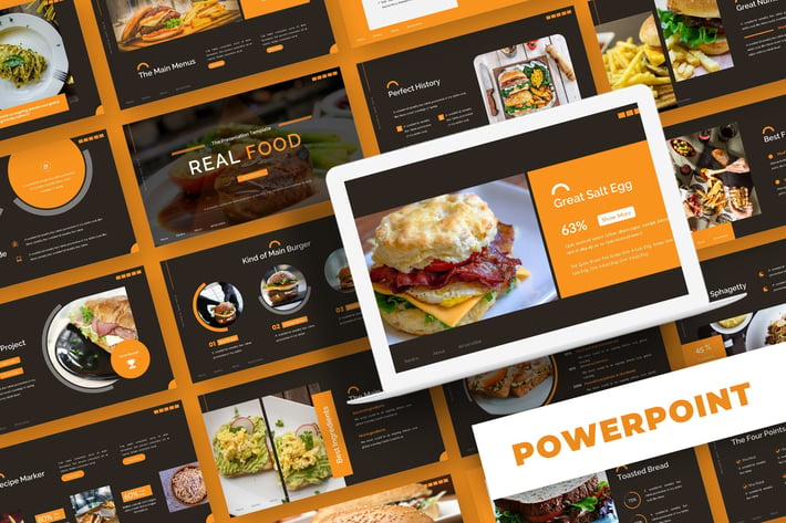 Real Food - Powerpoint Template