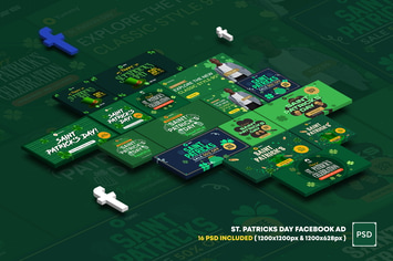 St Patricks Day Facebook Ad
