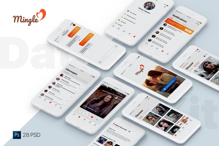 Mingle Dating UI Kit
