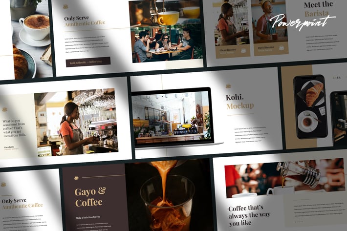 Kohi - Cafe Business Powerpoint Template