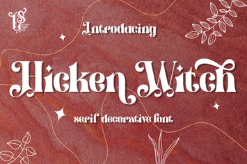 Hicken Witch - Decorative Font
