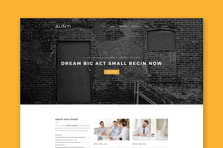 Alinti - Creative PSD Portfolio