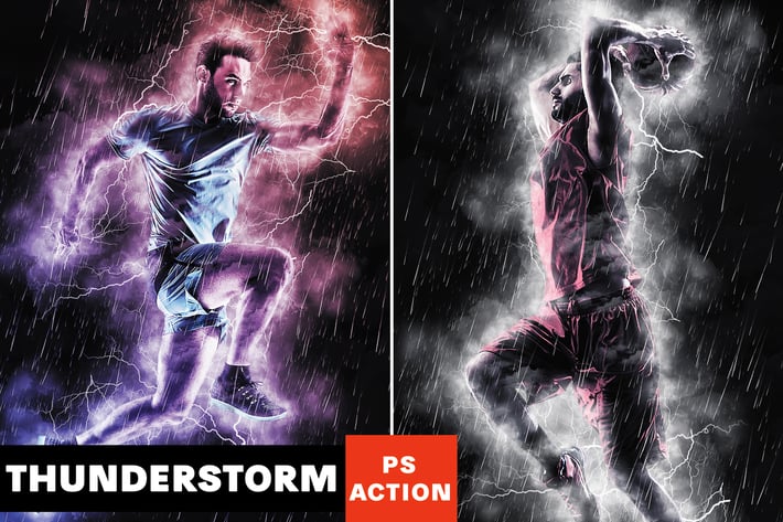 Thunderstorm Photoshop Action